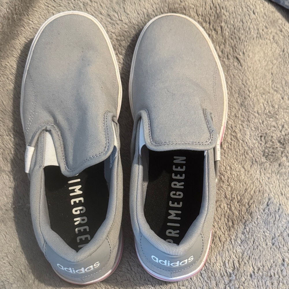 Adidas Primegreen Gray Slip-On Shoes